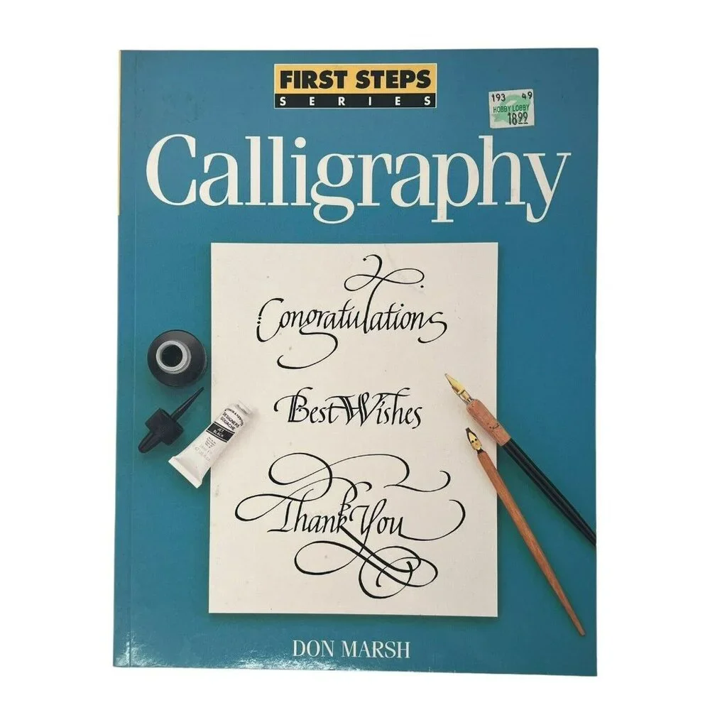 Calligraphy by Don Marsh (1996, Trade Paperback) Vintage Paperback Book